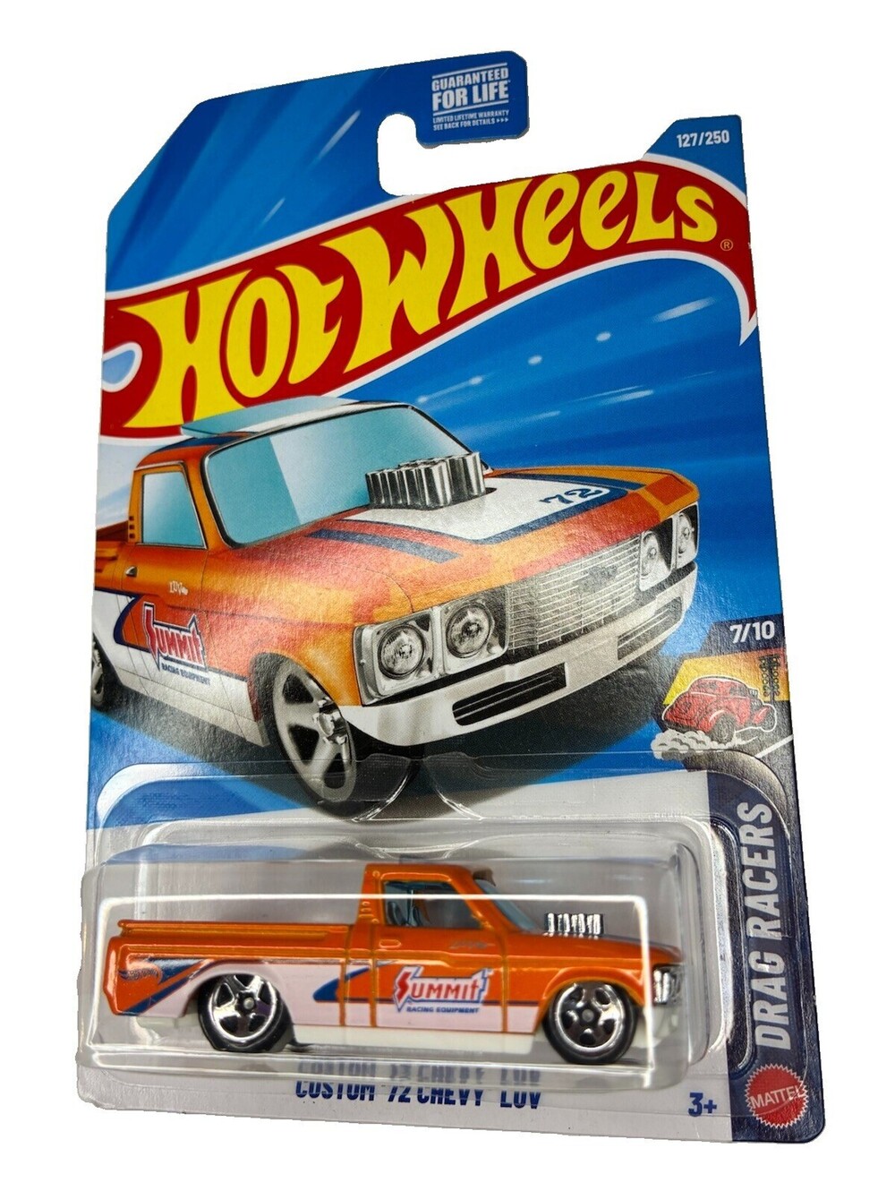 Hot Wheels Drag Racers Custom '72 Chevy Luv Summit Racing 1:64 Unopened - Picture 3 of 5